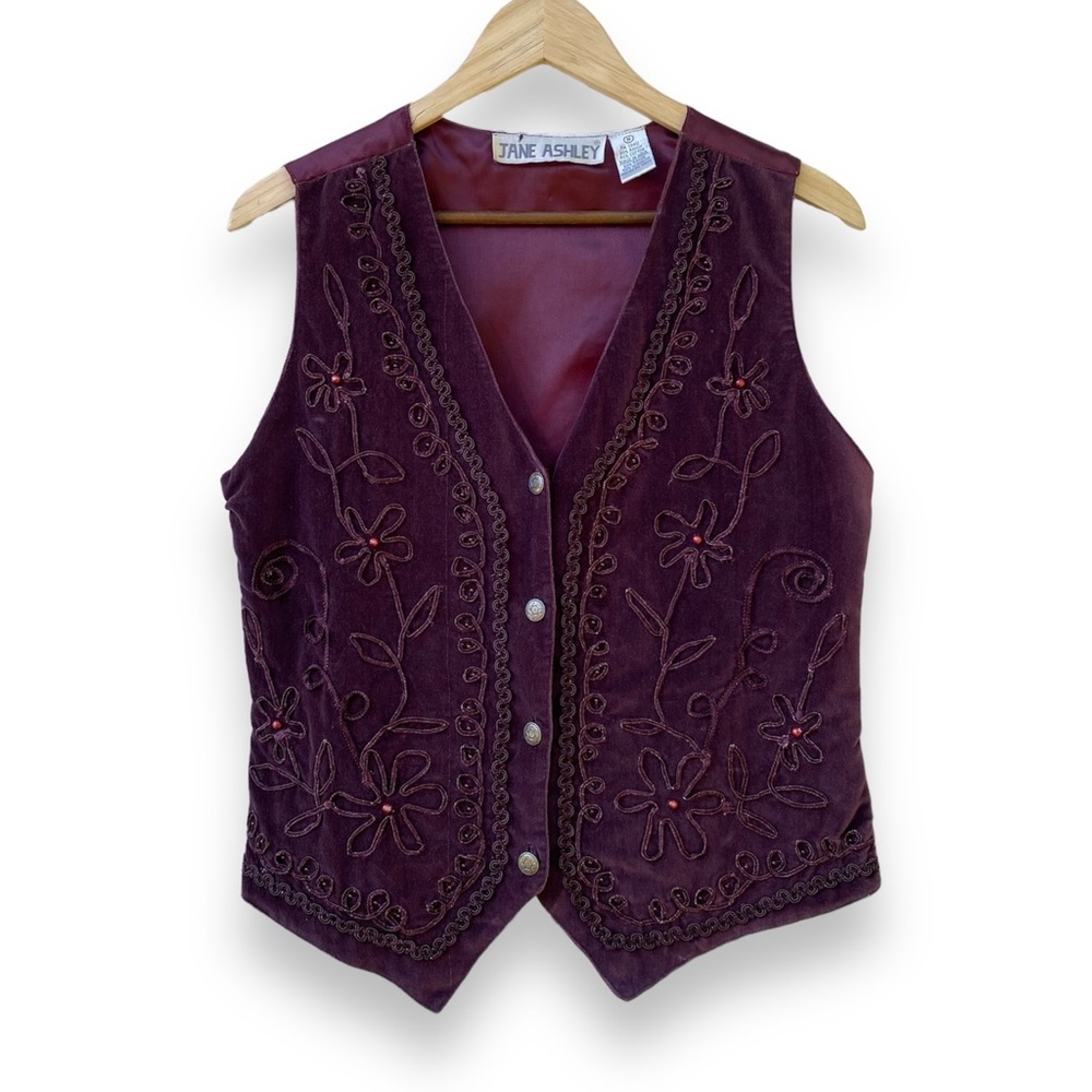 Vintage Jane Ashley Embroidered Vest